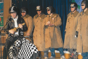 Marown Concert guy George and the Purple Helmets